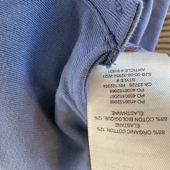 Babaton “Jimmy” Dusty Slate Blue Long Sleeve Henley Jumpsuit Onesie Medium - Picture 6 of 6